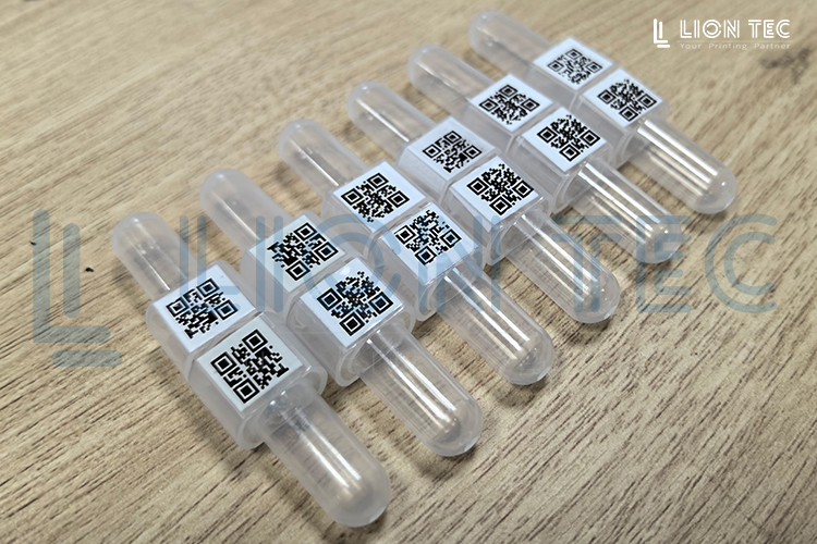 二維碼UV噴碼機在醫(yī)療試劑管上的應用